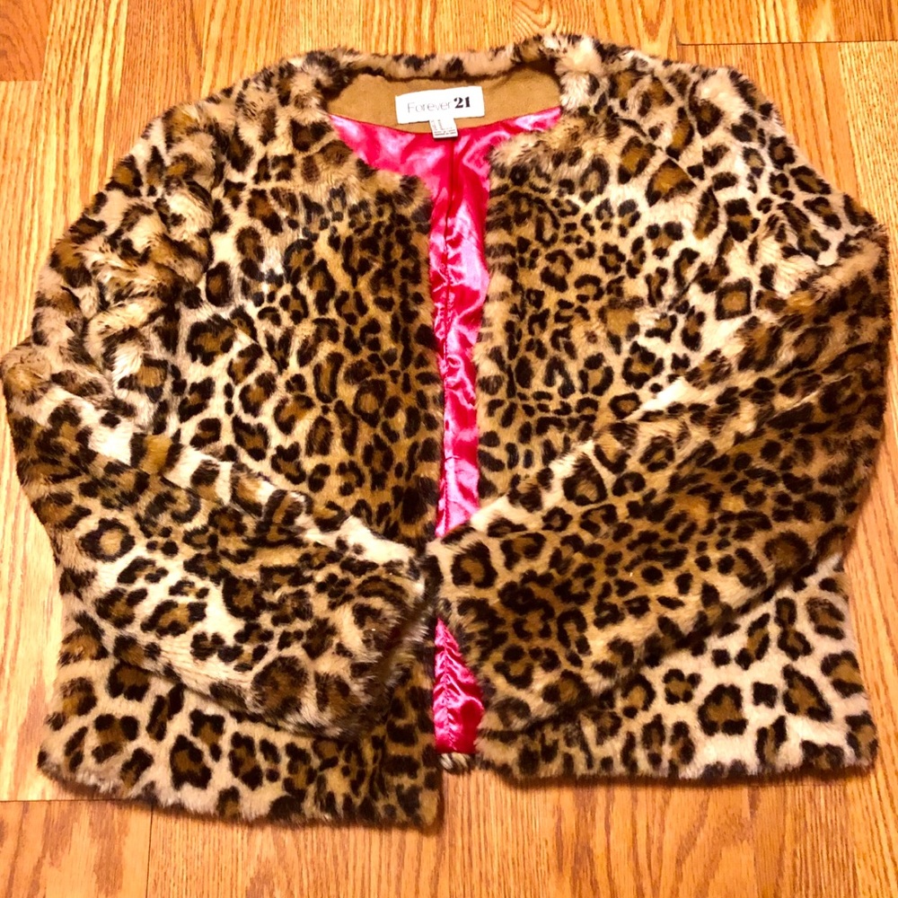 Cheetah Crop Jacket